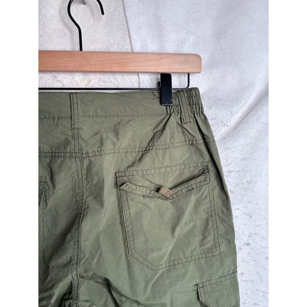 Outdoor Fashion Legendary Mens Green Cargo Pants Utility Hiking Trousers Size L
